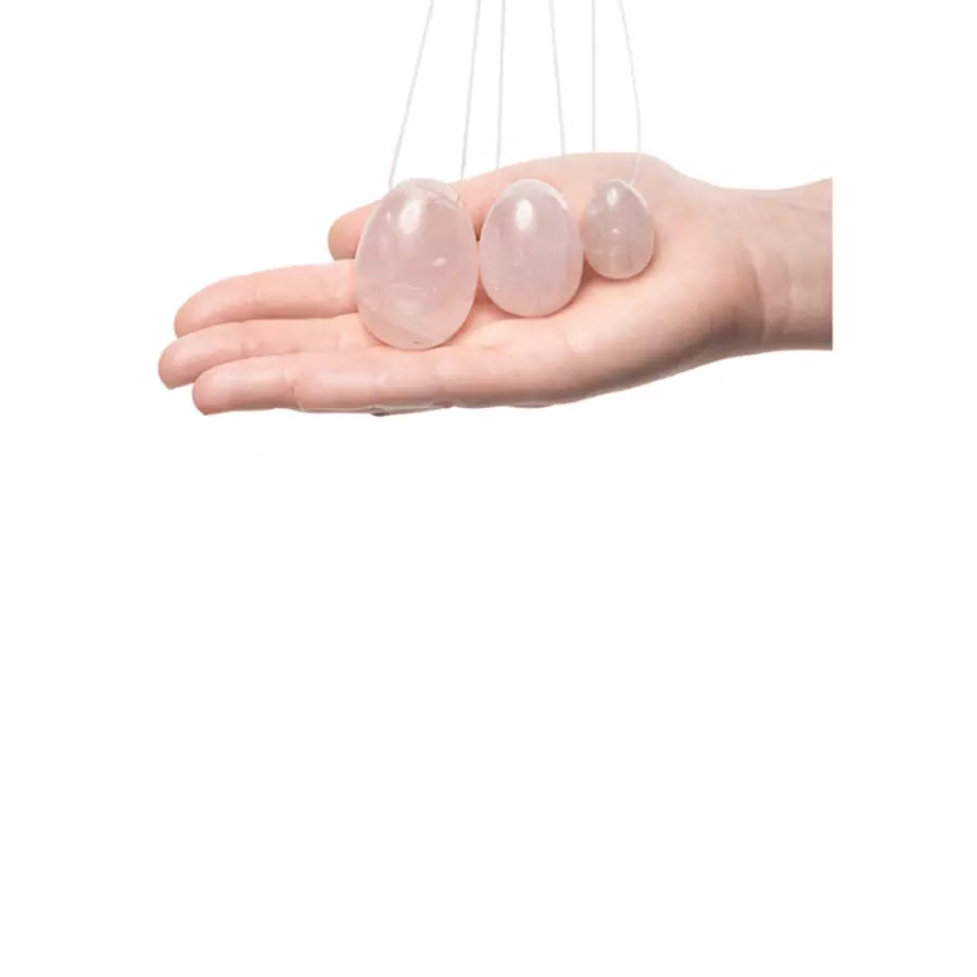 La Gemmes - Yoni Egg Set Rose Quarts Kegel Trainers (S/M/L) | Hot Stuff Sex  Shop