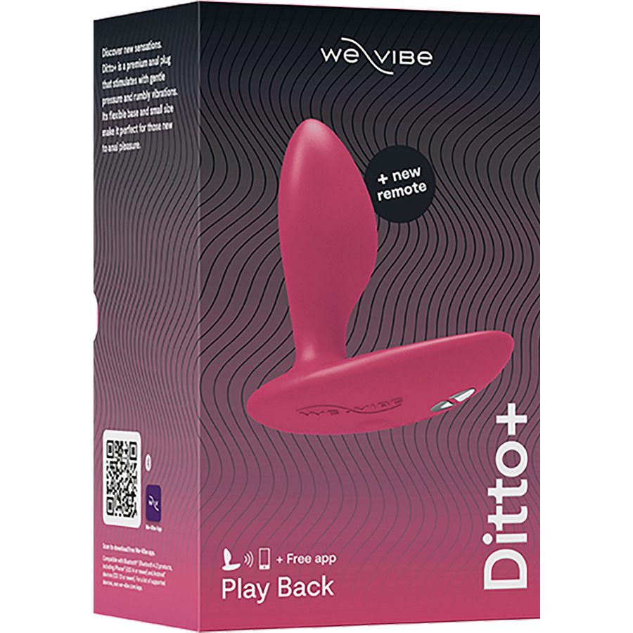 We-Vibe - Ditto+ App Bestuurbare Butt Plug Anale Speeltjes