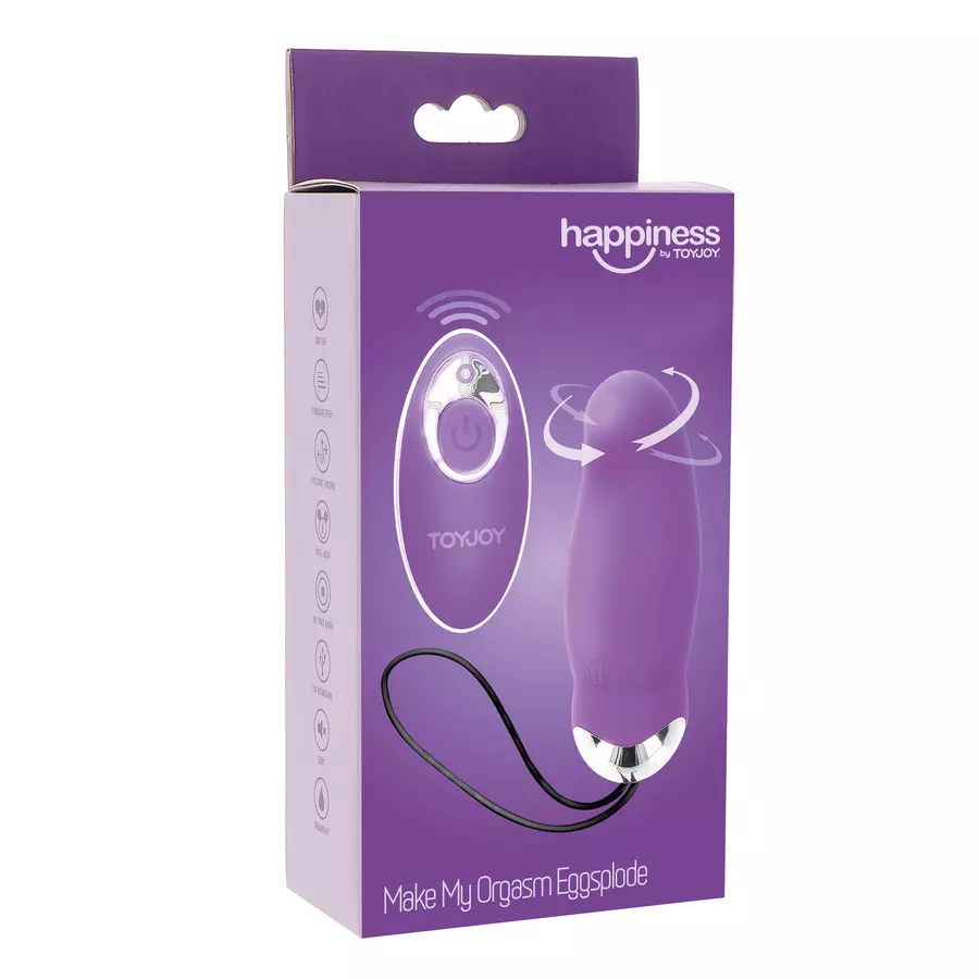 TOYJOY - My Orgasm Eggsplode Rotating Vibrating Egg | Hot Stuff Sex Shop