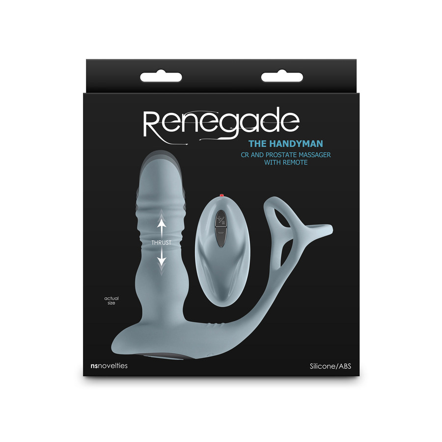 Ns Novelties - Renegade The Handyman Prostaat Massager met Cockring Mannen Speeltjes