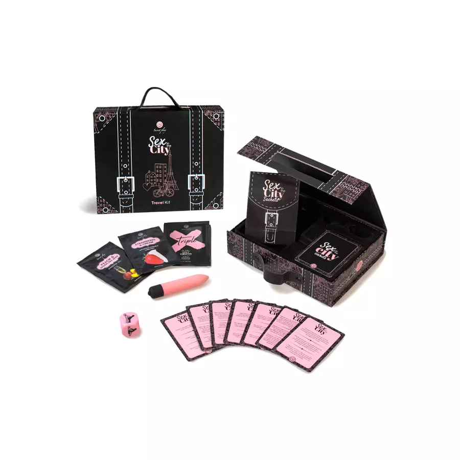 Secret Play - Sex In The City Game & Vibrator Travel Kit | Hot Stuff Sex  Shop