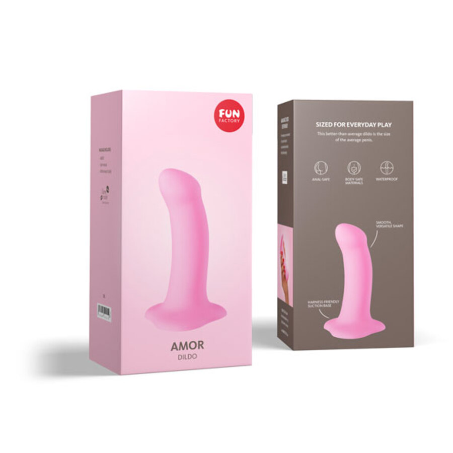 Fun Factory - Amor Dildo met Zuignap Vrouwen Speeltjes