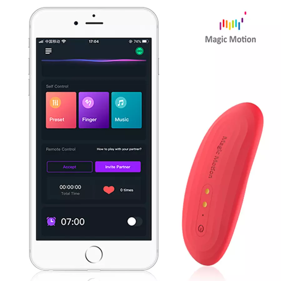 Magic Motion Nyx Smart Panty App Controlled alarm Vibrator  