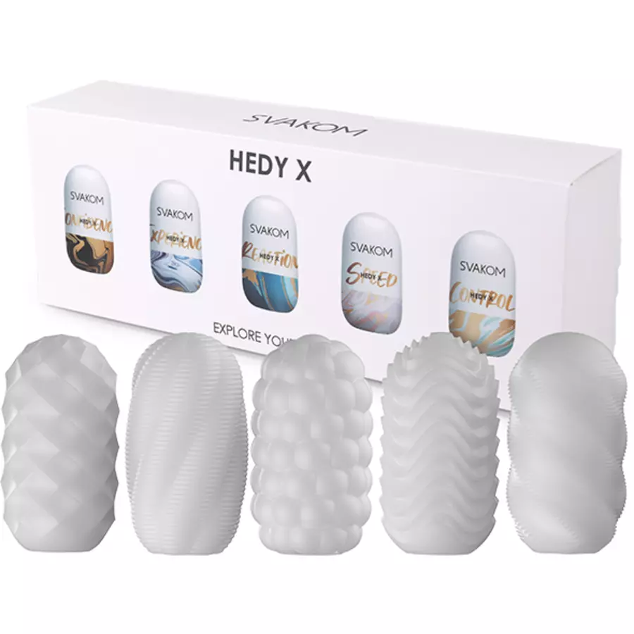 Svakom - Hedy X Masturbator 5-pack Mixed Textures Masturbatie Set | Hot  Stuff Sex Shop