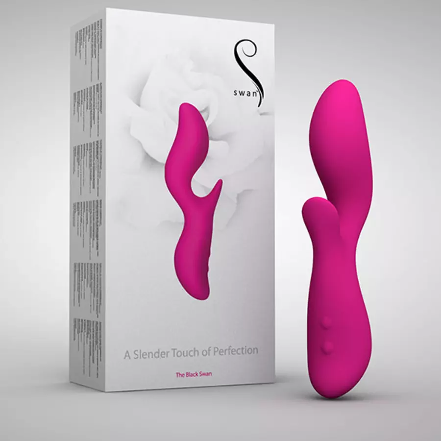 Swan - The Black Swan Clitoris & G-spot Vibrator | Hot Stuff Sex Shop