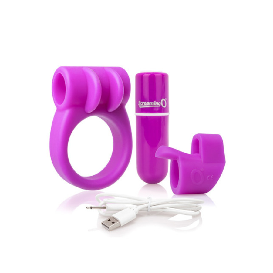 The Screaming O - Charged Combo Kit  Vrouwen Speeltjes