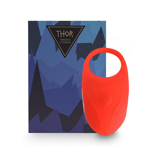 Feelztoys - Thor Vibrerende USB-Oplaadbare Cockring Rood