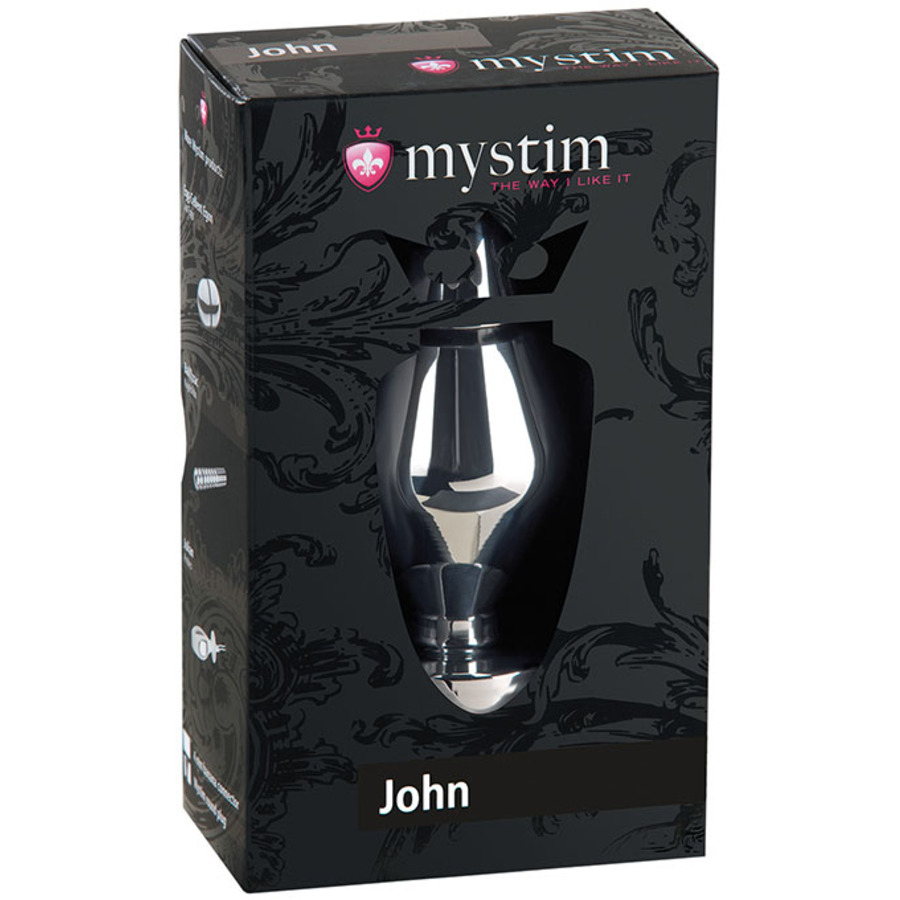 Mystim - John Aluminum E-Stim Butt Plug L Anal Toys