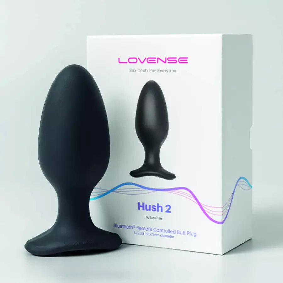 Lovense Hush 2 Butt Plug App Controlled Anal Vibrator Hot