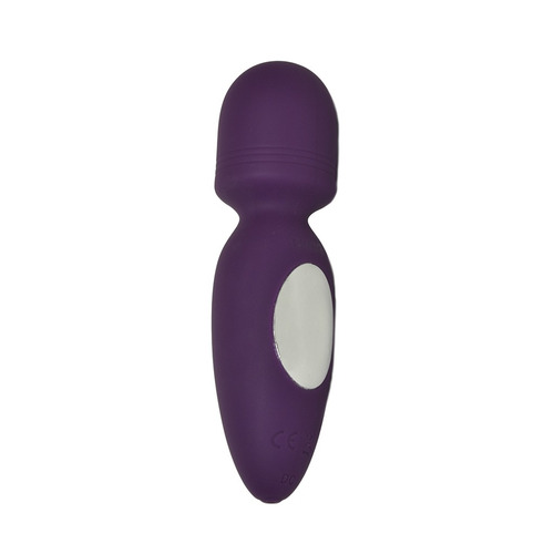 Rimba Toys - Valencia Mini Wand Vibrator USB-oplaadbaar Paars